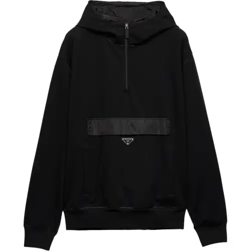 PRADA SS24 Sweatshirt Men's Black