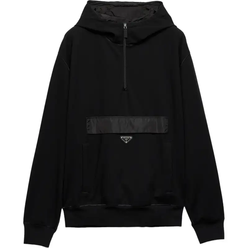 PRADA SS24 Sweatshirt Men's Black