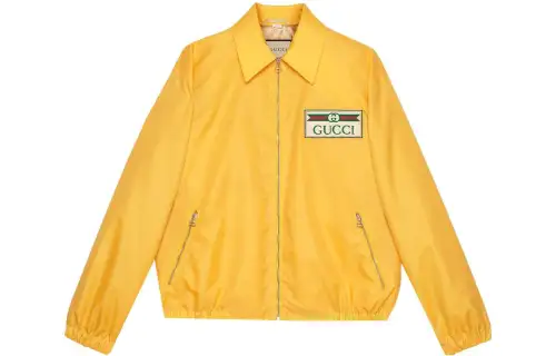 GUCCI Jackets Men's Yellow Lapel Moderate Other