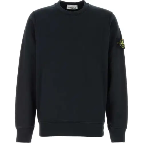 STONE ISLAND Compass Patch Crewneck Sweatshirt
