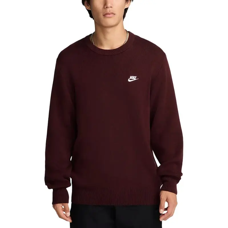 Nike Club Knitwear Men's Burgundy