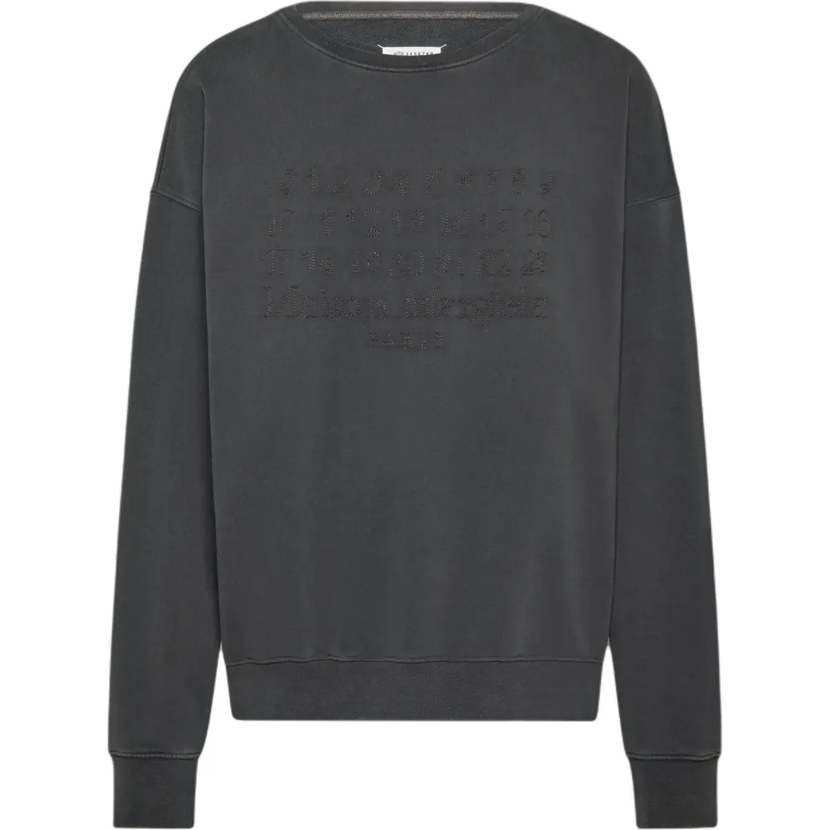 Maison Margiela Numbers Motifed Crewneck Sweatshirt