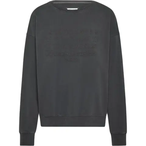 Maison Margiela Numbers Motifed Crewneck Sweatshirt