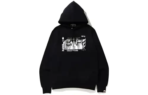 Bape 27th Anniversary Foil Wide Pullover Hoodie