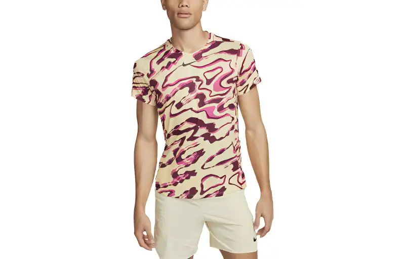 Nike T Shirts Men's Multicolor Crew Neck Moderate Straight Fit