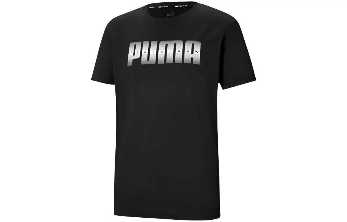 PUMA T-Shirts Men's Crew Neck Moderate Straight Fit