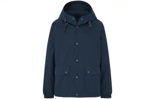 UNIQLO Jackets Unisex Navy Blue Hooded Moderate Other