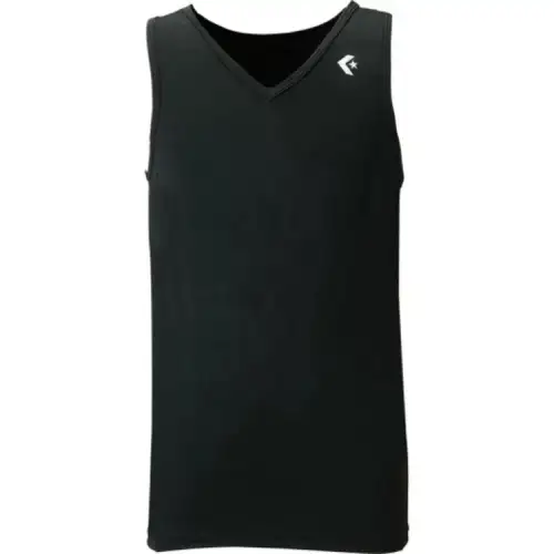 Converse Tank Tops Men's Black V Neck Moderate Other