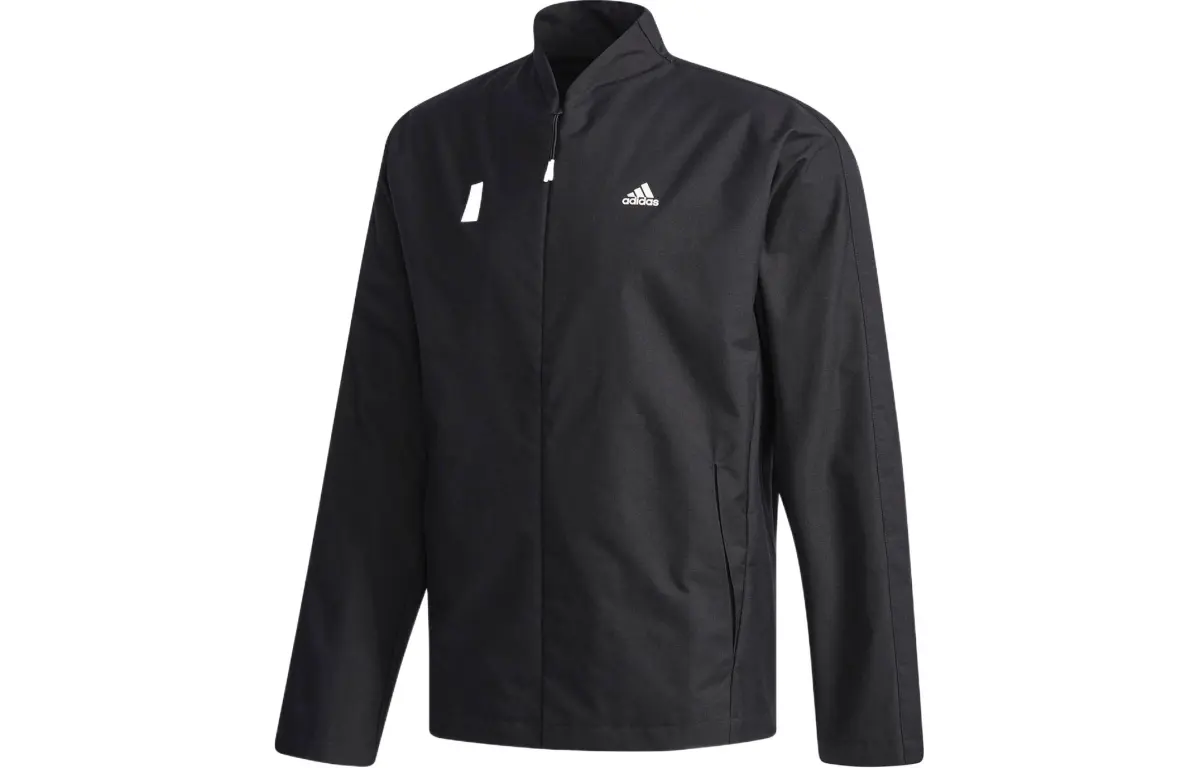 Adidas Jackets Men's Black Stand Collar Moderate Other