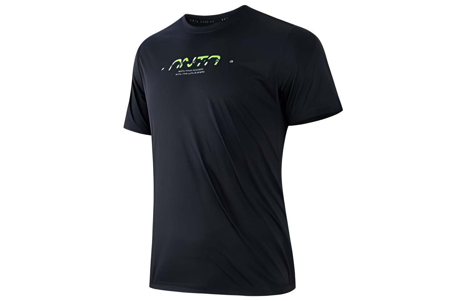 Anta Running Collection Running T Shirt Men’s Black
