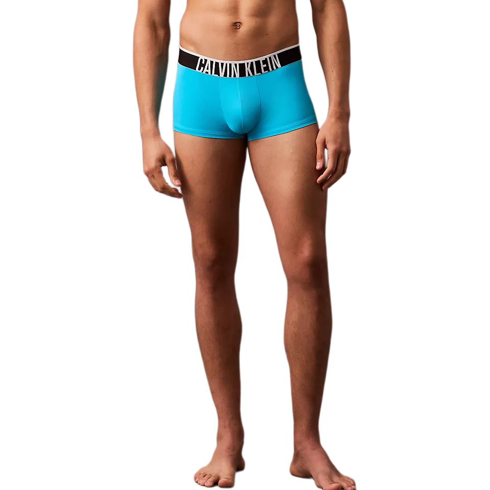 CALVIN KLEIN letters simple and comfortable ultra-cooling low-waist boxer briefs men's 1 pack carnival blue