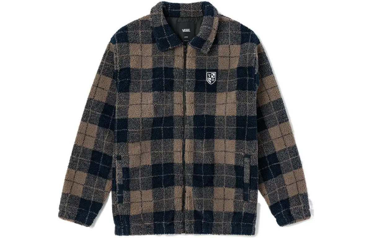 Vans Jackets Unisex Brown Lapel Moderate Other