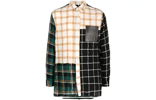 LOEWE Shirts Men's Multicolor Lapel Moderate Other