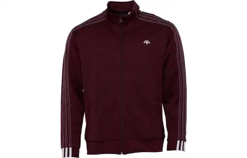 Adidas Originals X Alexander Wang Jackets Men's Dark Red Stand Collar Moderate Other