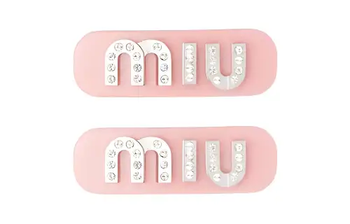 MIU MIU Hair Clips Women's Pink