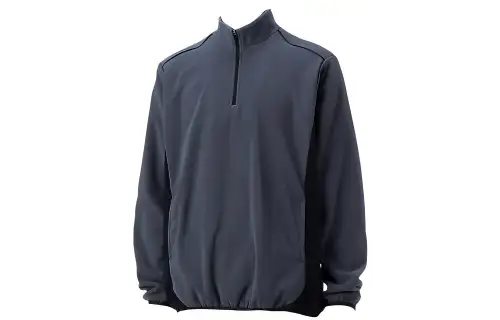 ASICS Sweatshirts Men's Gray Stand Collar Moderate Regular