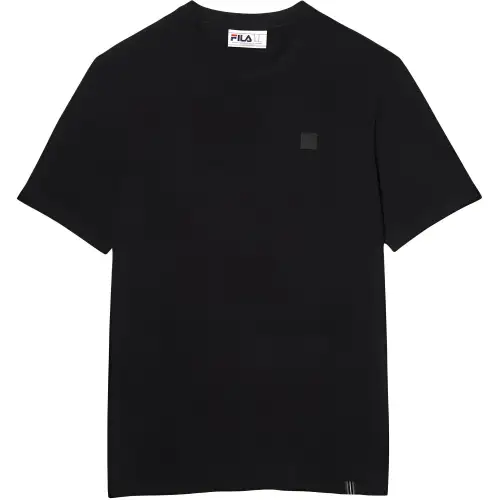 FILA T Shirts Unisex Black Crew Neck Moderate