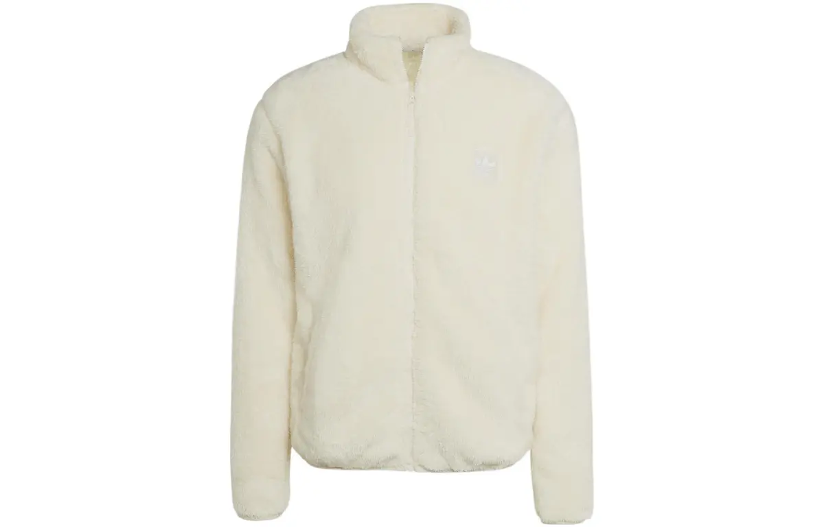 Adidas Originals Jackets Men's Ecru Stand Collar Moderate Other