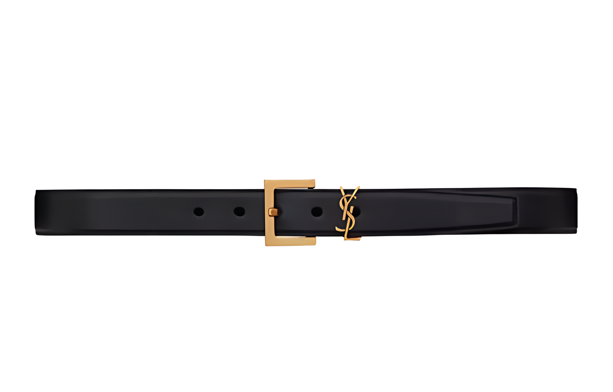 Женский ремень SAINT LAURENT YSL (черный)