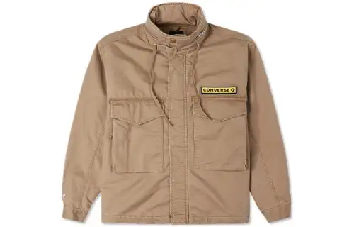 Converse Jackets Men's Brown Lapel Moderate Workwear