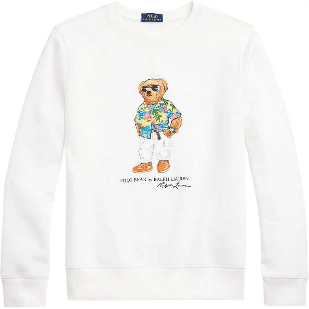 Polo Ralph Lauren Bear Printed Crewneck Sweatshirt