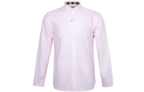 Burberry Shirts Men's Pink Lapel Moderate Other