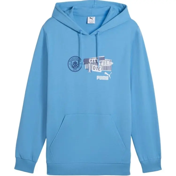 PUMA MCFCFtblnrgy Sweatshirt Men's Light Blue