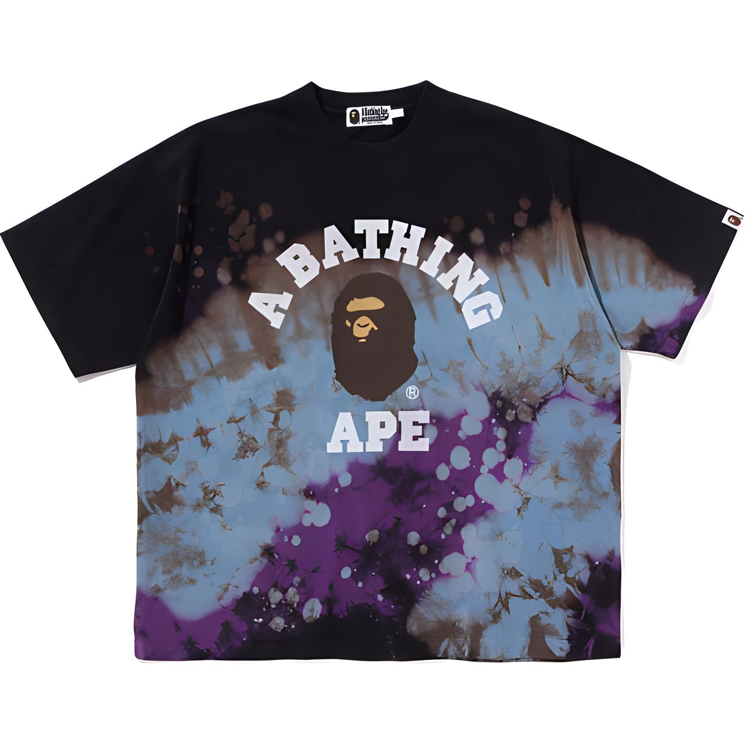 Мужская футболка A BATHING APE FW24 (разноцветная)