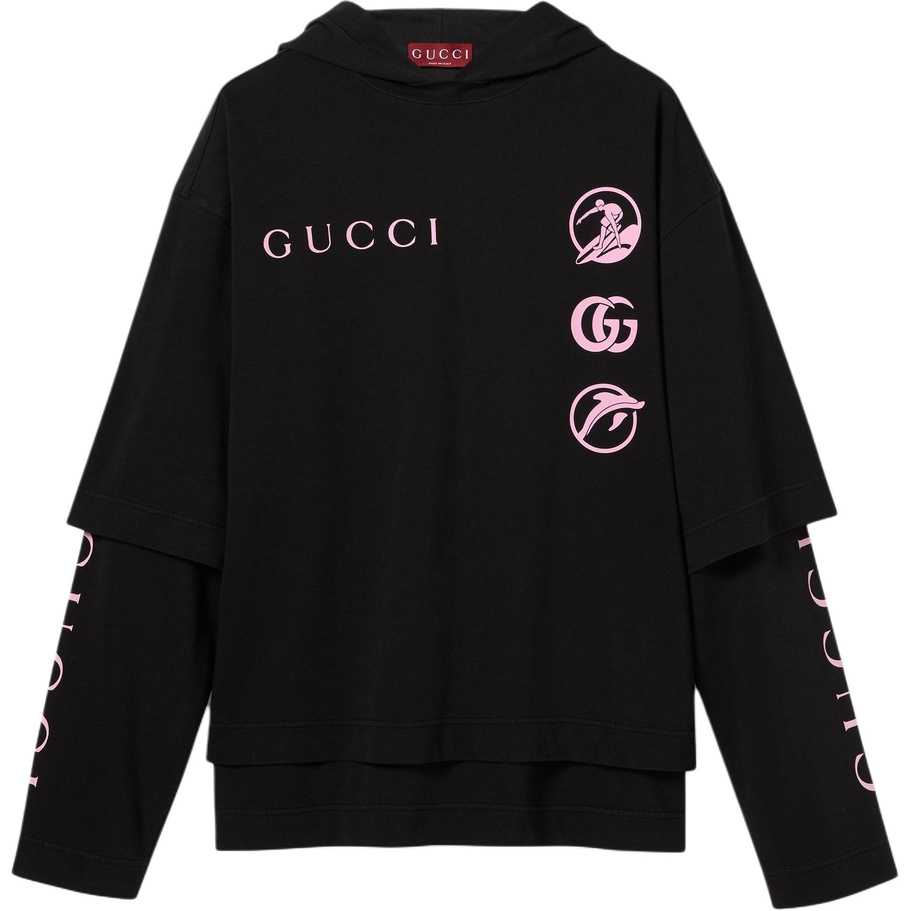 Мужское худи Gucci (черное)
