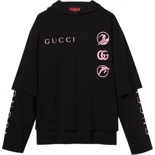 GUCCI SS25 Sweatshirt Men's Black
