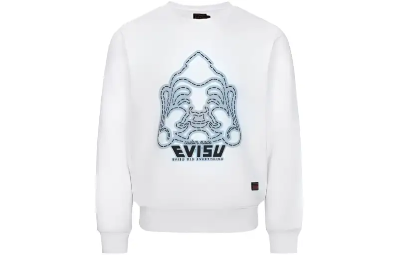 EVISU Sweatshirts Men's Crew Neck Moderate
