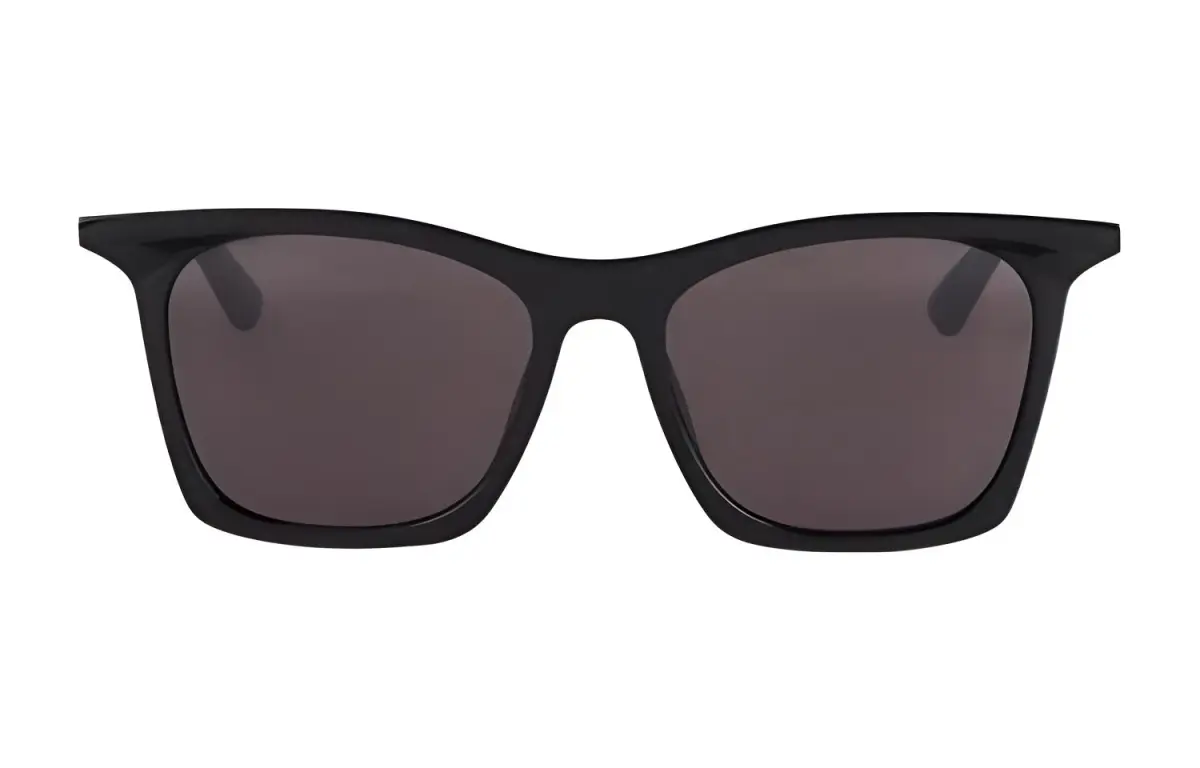 Balenciaga Irregular Shape Sunglasses Unisex Black