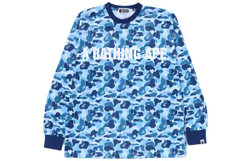 A BATHING APE T Shirts Men's Crew Neck Moderate Straight Fit