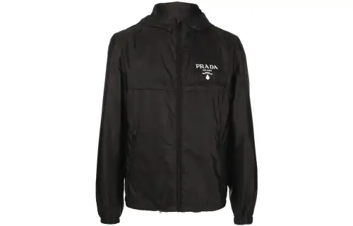 PRADA Hooded Re-Nylon Windbreaker Jacket