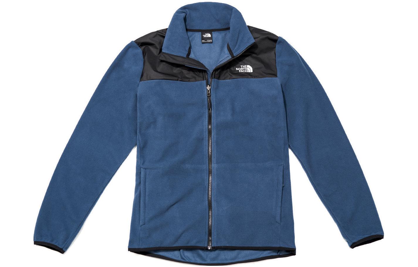 THE NORTH FACE Multicolor Thermal Fleece Lined Casual Stand Collar Fleece Clothing Men’s Dark Sky Blue