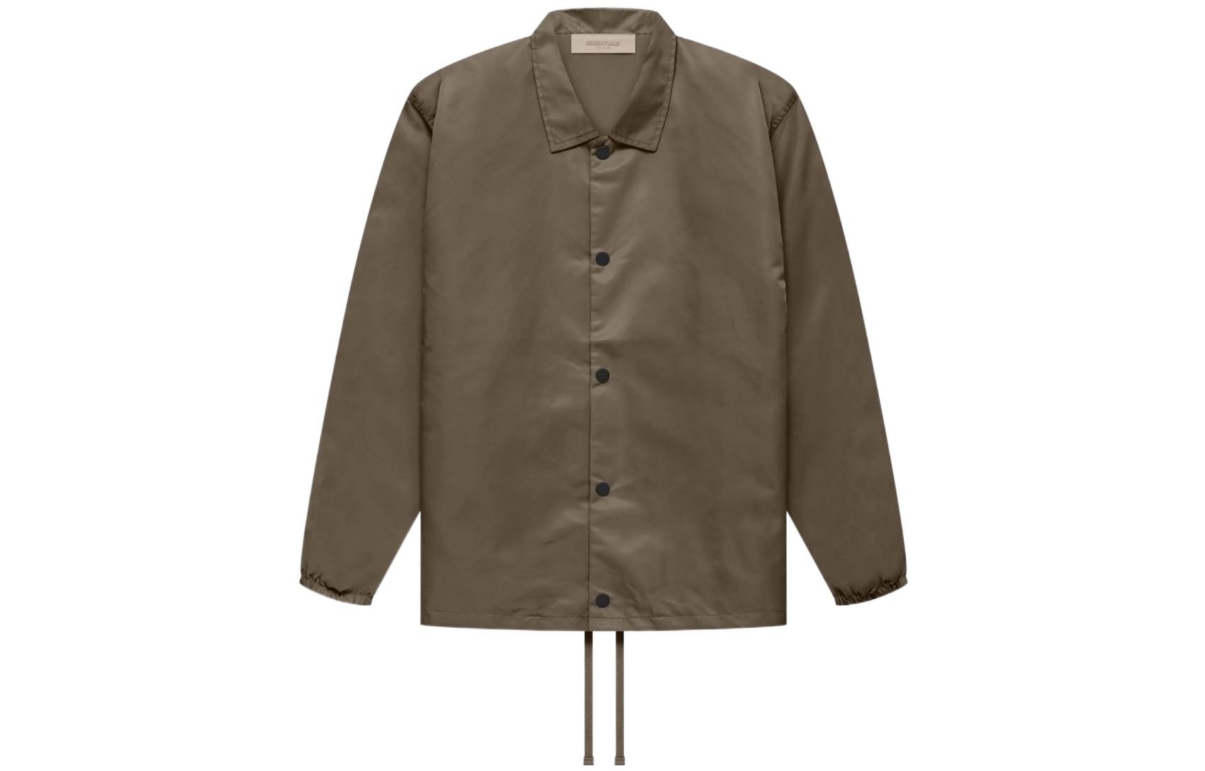 Мужская куртка Fear Fear of God Essentials FW22 Coaches Jacket (коричневая)