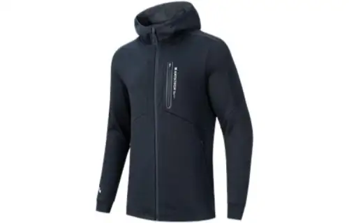 ANTA Variety Training Collection Jackets Men's Black Hooded Thickened Other