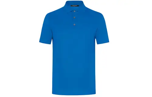 LOUIS VUITTON New Quarterly Products Of LV Polo Shirts Men's Blue Polo Collar Moderate Straight Fit