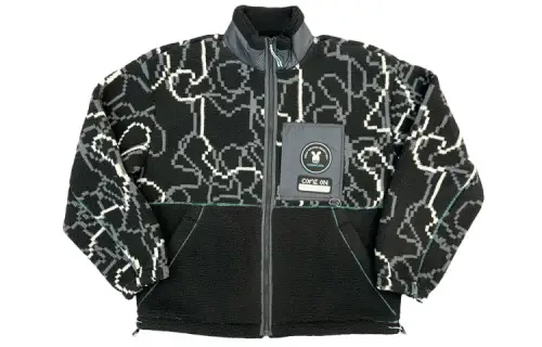 Anta x FENGKUANGTUZI,LIANMINGKUAN Fleece Lined And Thickened Thermal Loose Fit Jackets & Coats Men's