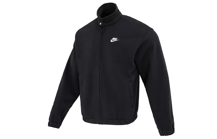 Nike Jackets Men's Black Stand Collar Moderate Other