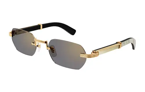 Cartier Rectangular Rimless Sunglasses