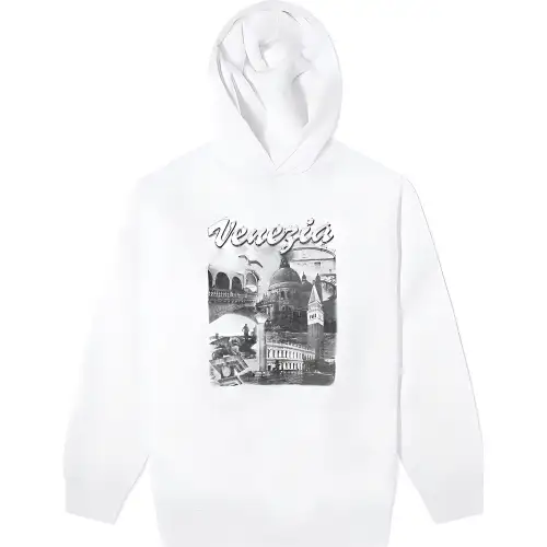 Balenciaga Venezia Print Oversized Hoodie