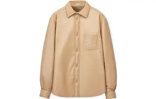LOEWE Jackets Men's Khaki Lapel Moderate Other