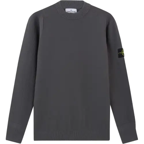 STONE ISLAND Logo Patch Crewneck Jumper