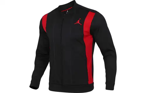 Jordan Jackets Men's Black Stand Collar Moderate Other