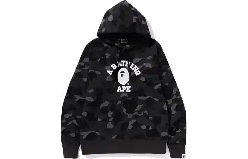 Bape Color Camo College Pullover Hoodie