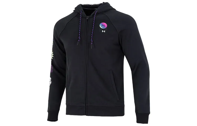 Under Armour Elevated Jackets Men's Black Hooded Moderate Other
