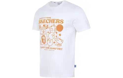 Skechers Hankou No. 2 Factory Joint Series T Shirt Men's White