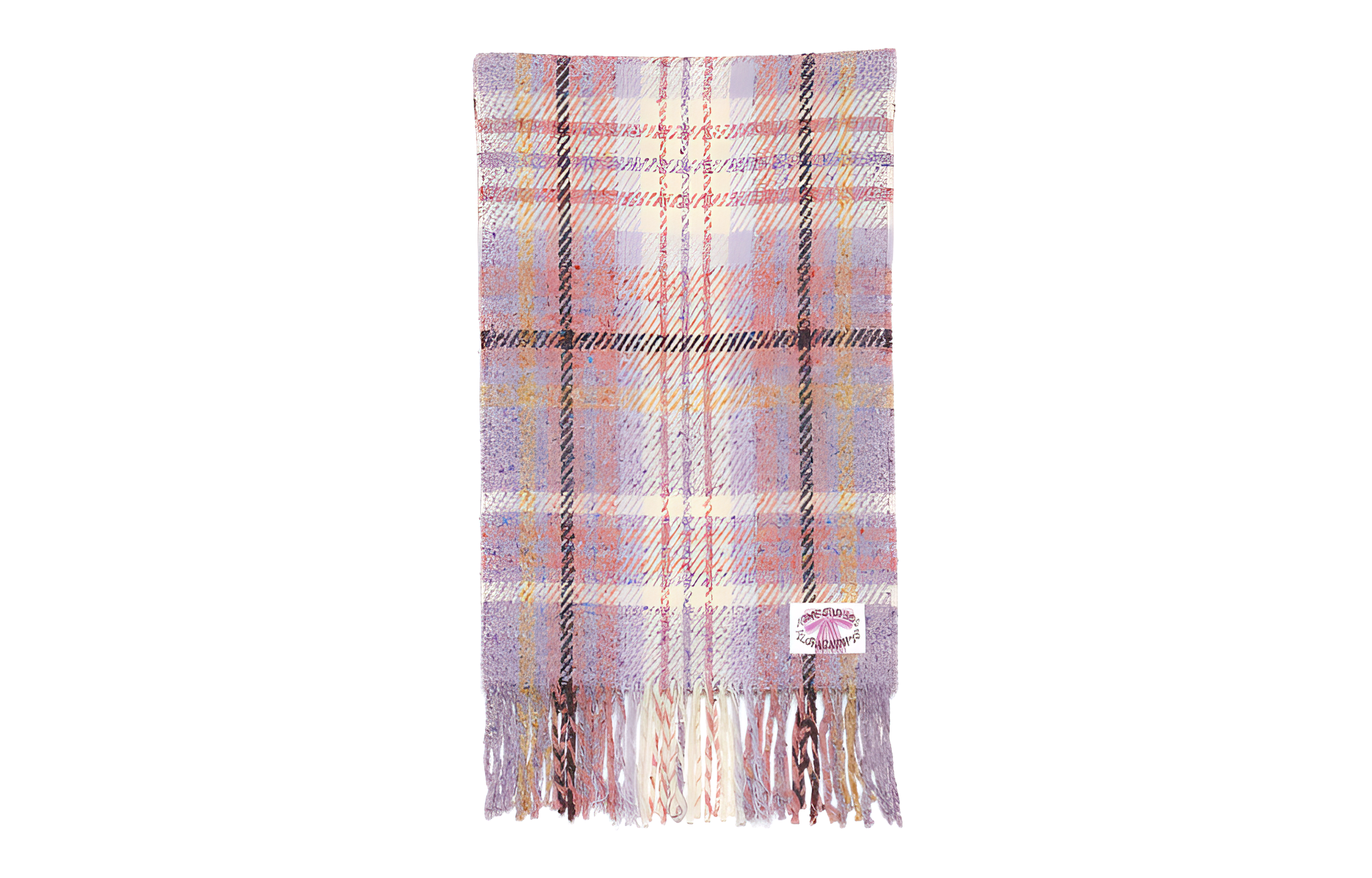 Шарф Acne Studios (розовый)