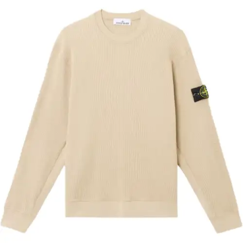 STONE ISLAND Logo Patch Crewneck Jumper